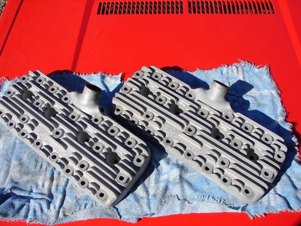 Edmunds Finned Aluminum Heads Flathead Ford & Mercury 8ba 59ab The H